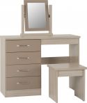 Nevada Oyster Nevada 4 Drawer Dressing Table Set